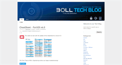 Desktop Screenshot of blog.boll.ch